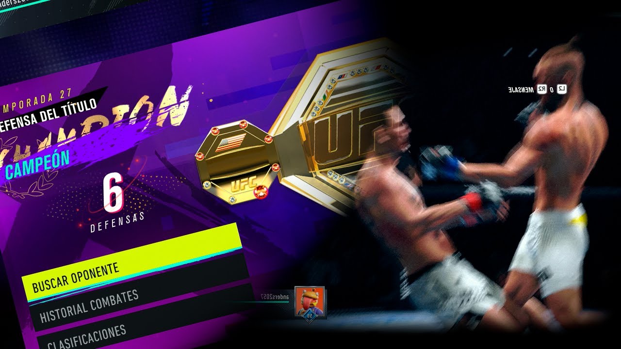 6º DEFENSA DEL TITULO EN UFC 4 👑