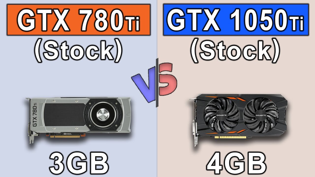GTX 780 Ti vs GTX 1050 Ti | New Games Benchmarks