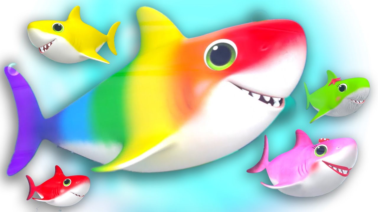 Dance with Rainbow Shark! 🦈 🌈 Let&rsquo;s Learn Colors Together!