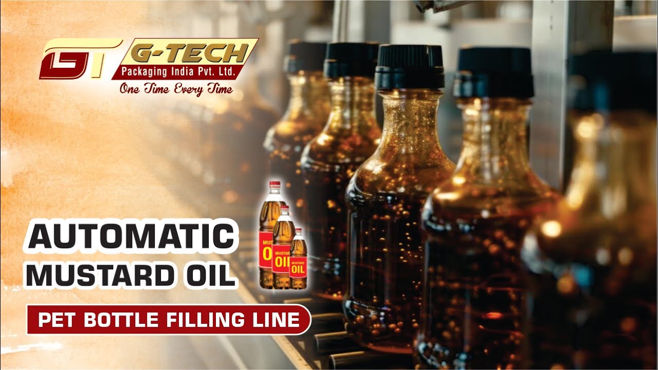 Automatic 8-Head Mustard Oil Pet Bottle Filling Line | Mustard Oil Bottle Packaging Machinery