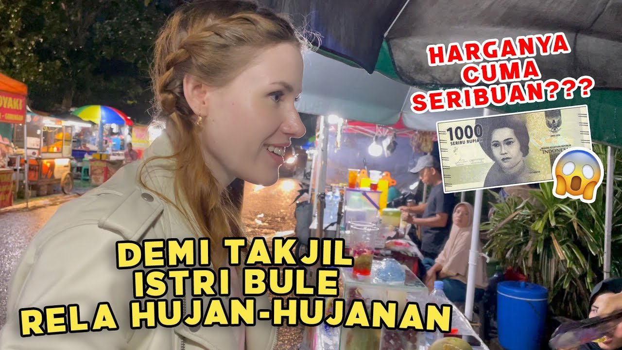 ISTRI BULE GAK PERCAYA ADA TAKJIL SEMURAH INI! 😱