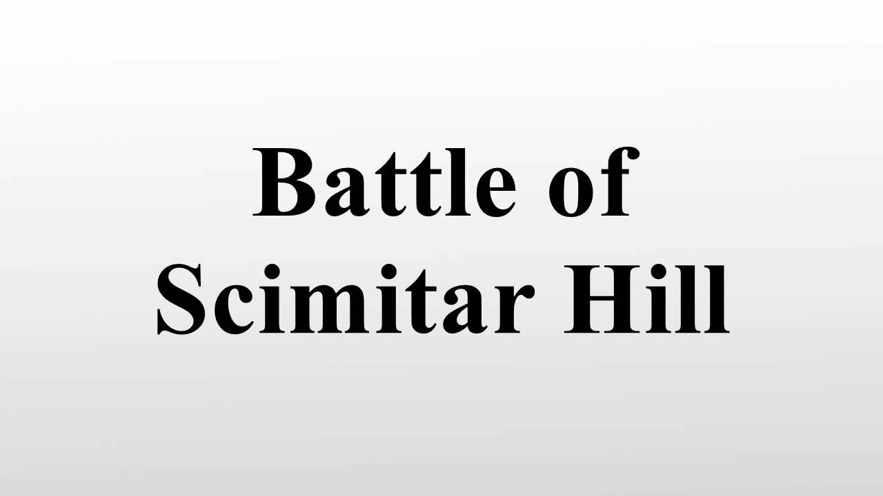 Battle of Scimitar Hill