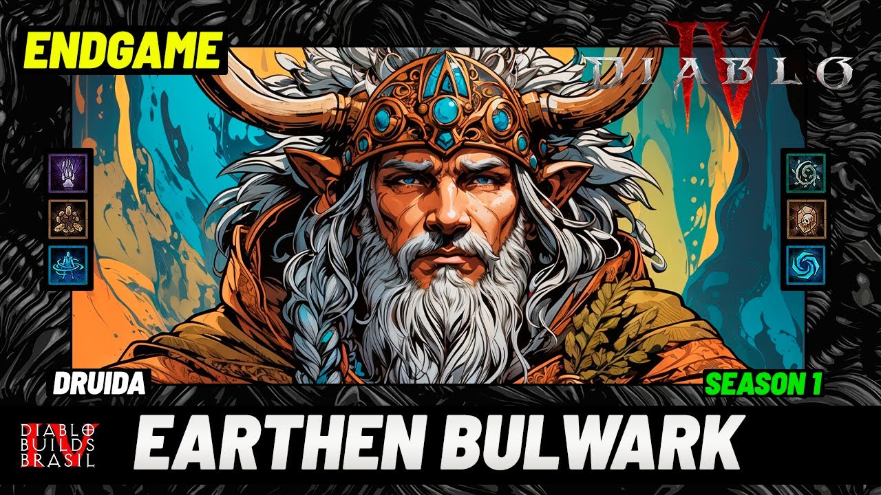 DIABLO 4: BUILD BALUARTE TERRENO (EARTHEN BULWARK) | DRUIDA | ENDGAME (75-100) | TEMPORADA 1