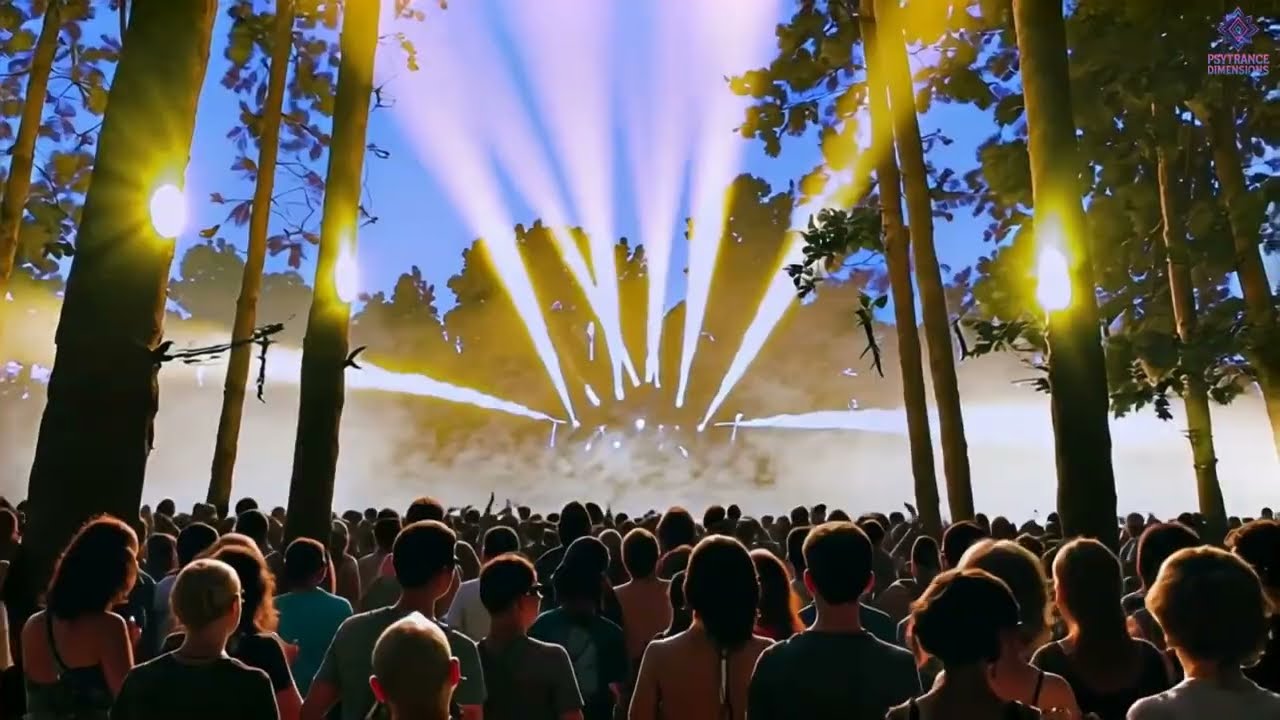 Forest Trance Festival 2025 🌲 Forest Psy Set 🔮Mind-blowing Visual Journey In Psychedelic Dark Forest
