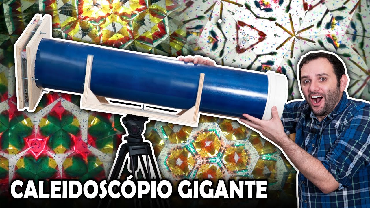 Fizemos um caleidoscópio gigante!!!