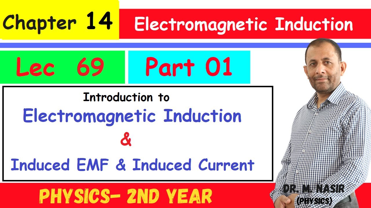 Introduction to Electromagnetic Induction | Ch#14 (Part 1) | Physics-II | Prof.M.Nasir | LEC#69