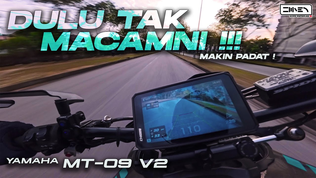 MAKIN LAMA MAKIN PADAT PULAK ! Yamaha MT-09 Akrapovic Titanium Insta360 Ace Pro 2 [4K]