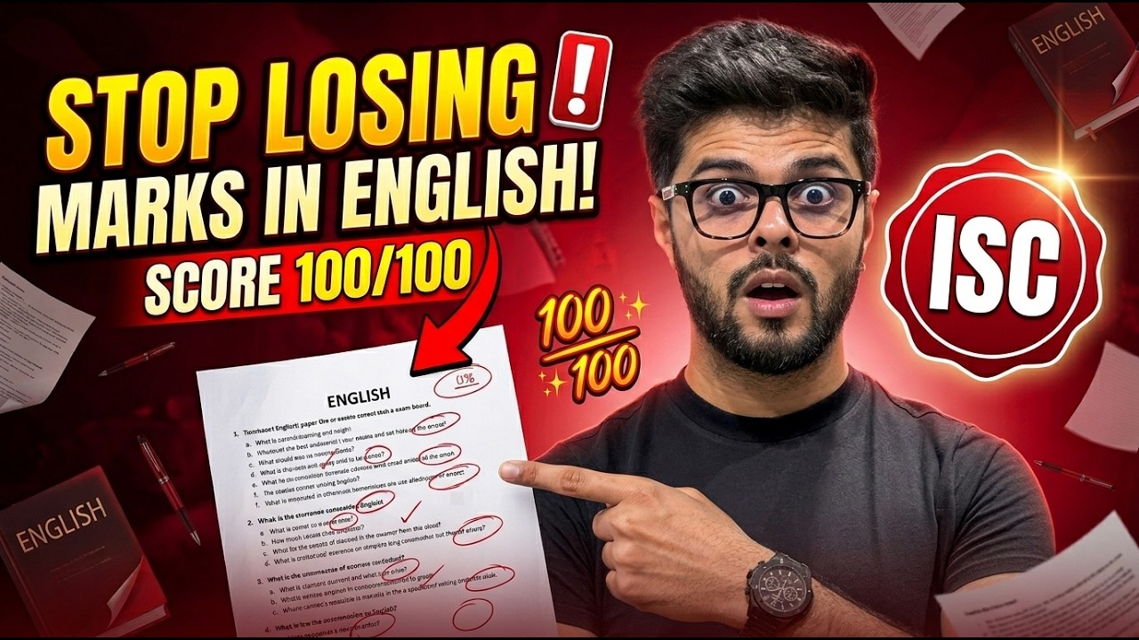 How To Score 100/100 in ISC English | Tips Not to Miss | ISC 2026