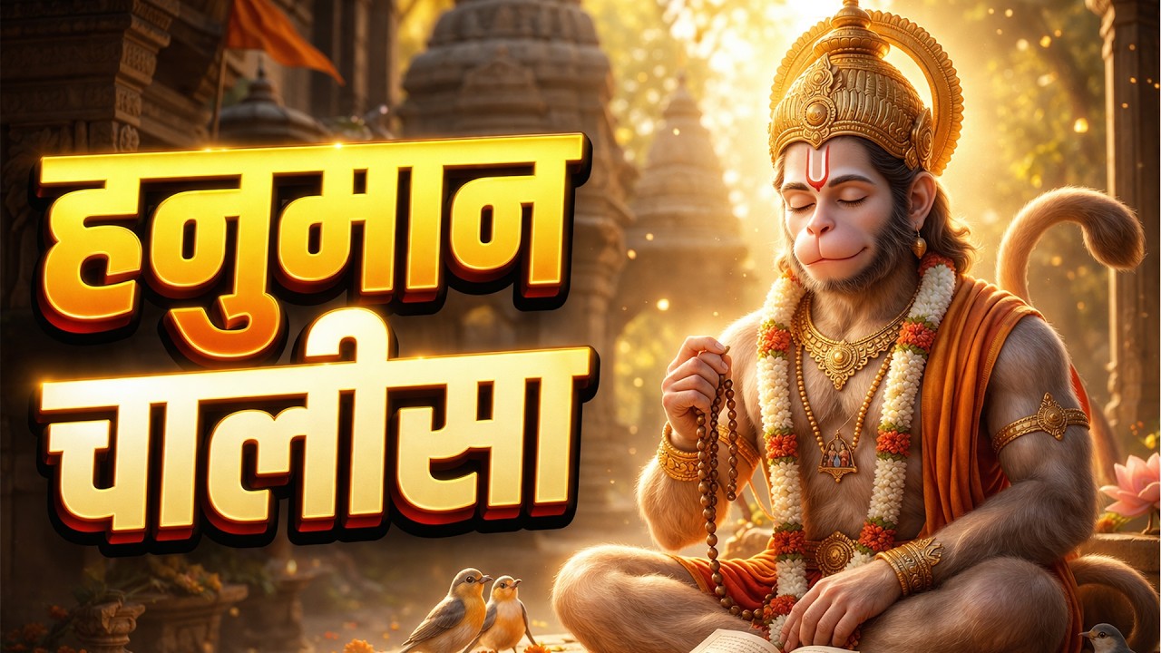 Peaceful Hanuman Chalisa 🙏 | Calm Mind, Remove Negativity & Heal Stress | Jai Bajrangbali