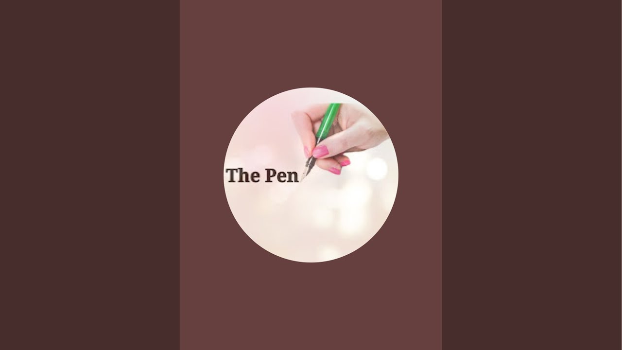 𝐓𝐡𝐞 𝐏𝐞𝐧🖊 is live