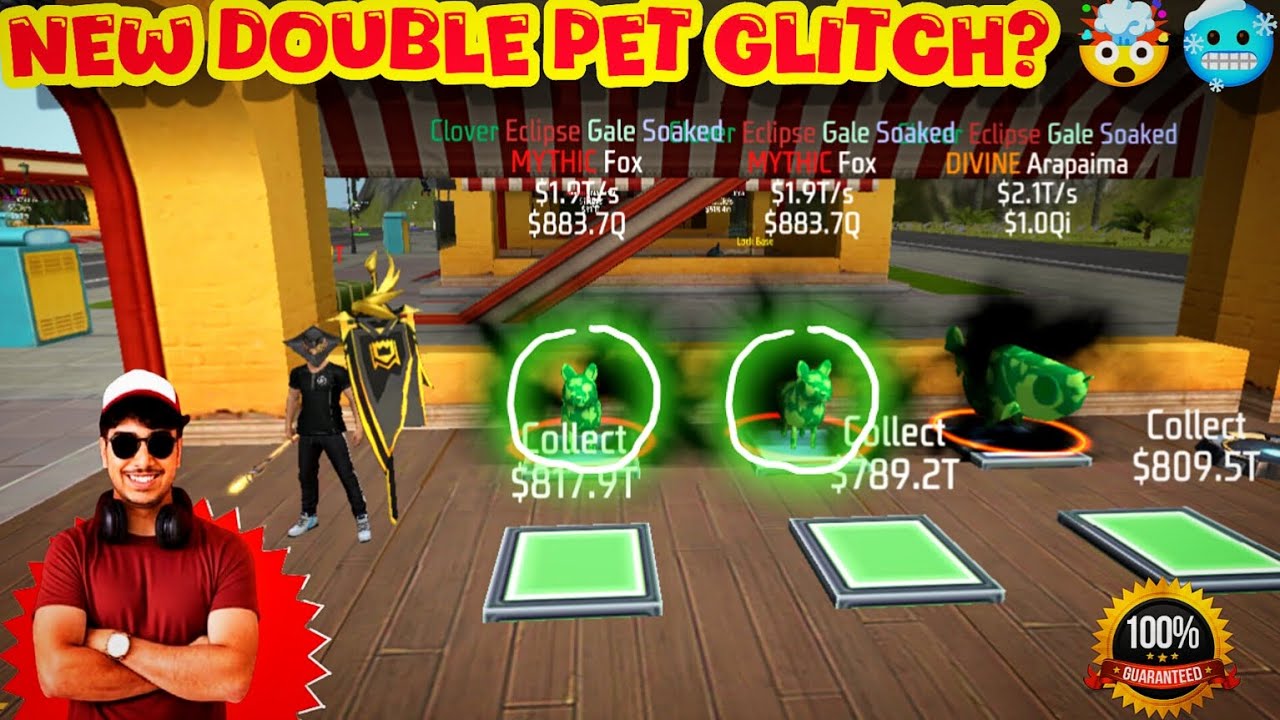 New double pet glitch ? 🤯🥶 || Steal A Pet Double Pet Glitch 🤯🤑 #freefire #garenafreefire 