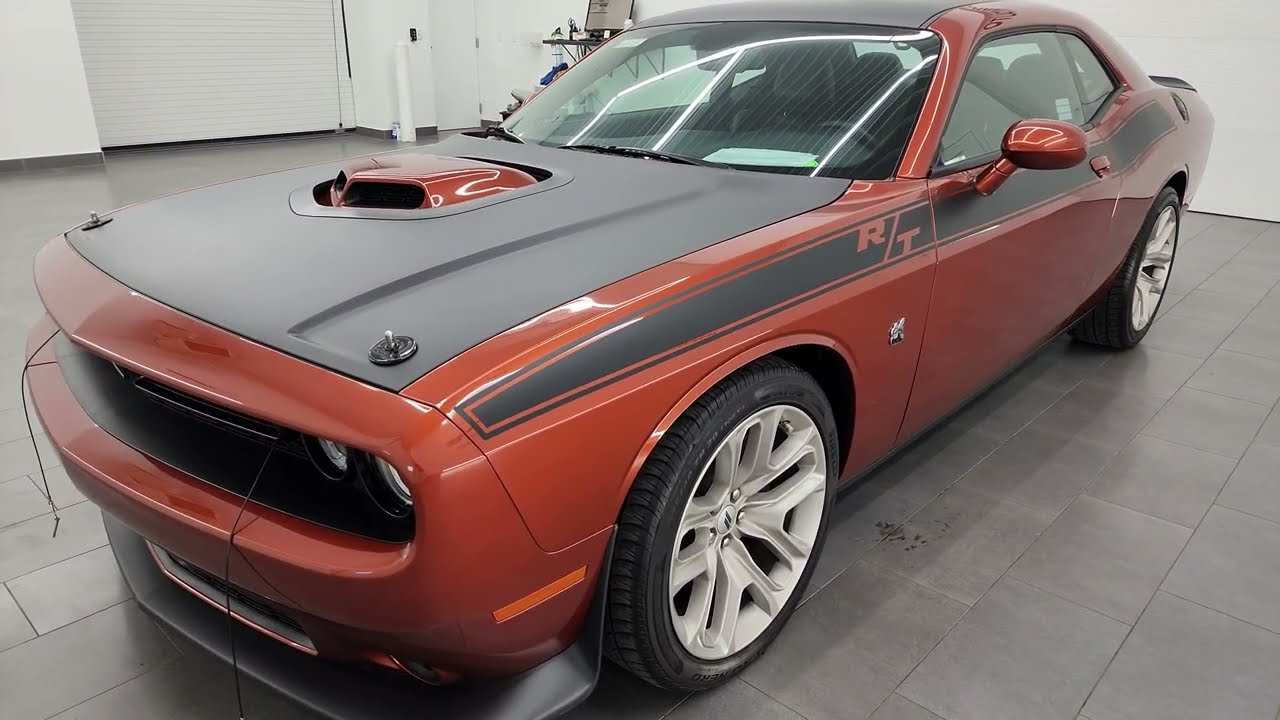 2020 DODGE CHALLENGER R/T SCAT PACK SHAKER 50TH ANNIVERSARY SINAMON STICK CINNAMON ORANGE SOLD!