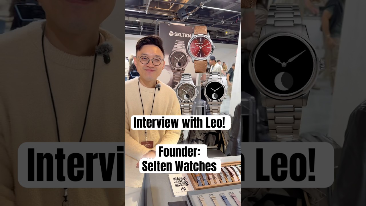 Selten Watches! Interview with their Founder Leo! #selten #watches