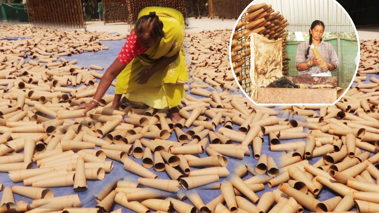 Paper Cone Making Process | Paper Cone Factory | Step by Step Process of Textile Paper Cone