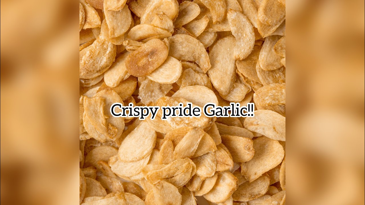 How to make crispy garlic chips!