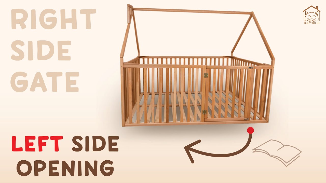 Assembly Model 21 75x54 in Floor&Slats Options: Right side gate, Left side opening