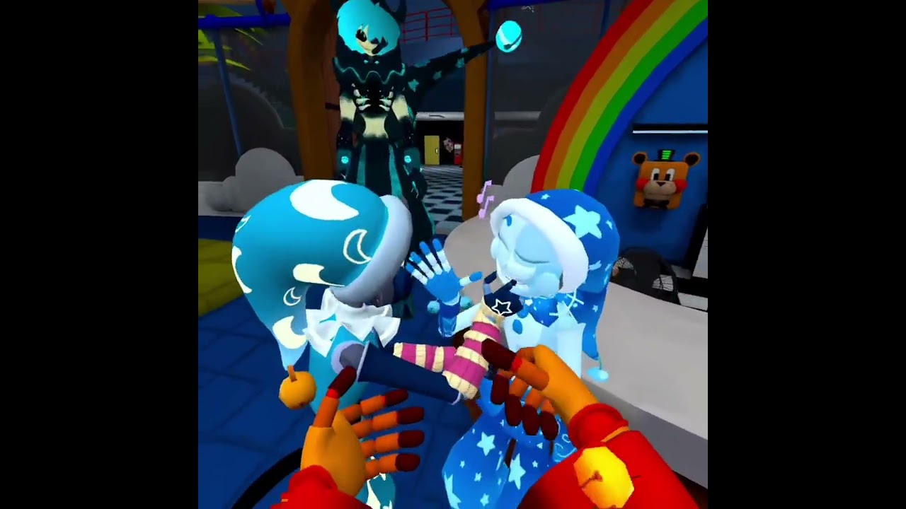 Lulu meets Lu in VRChat.
