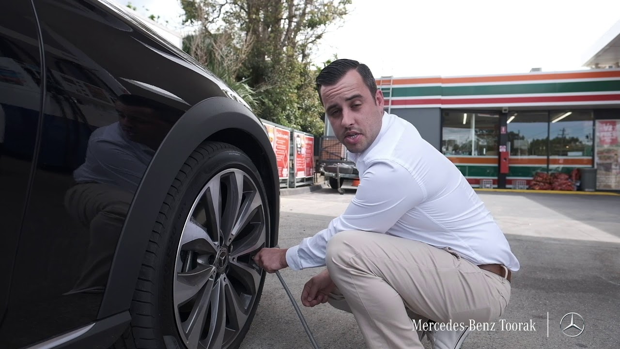 Mercedes-Benz Tyre Pressure Warning.
