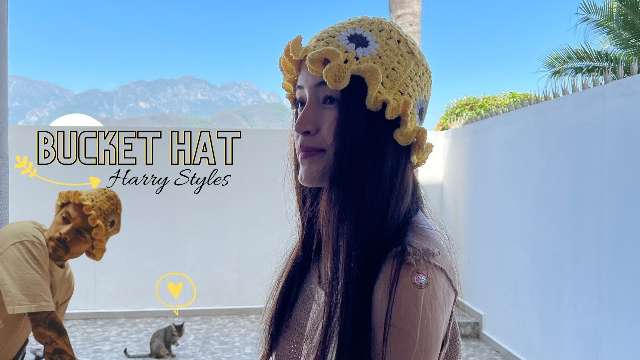 BUCKET HAT HARRY STYLES / BUCKET HAT TEJIDO