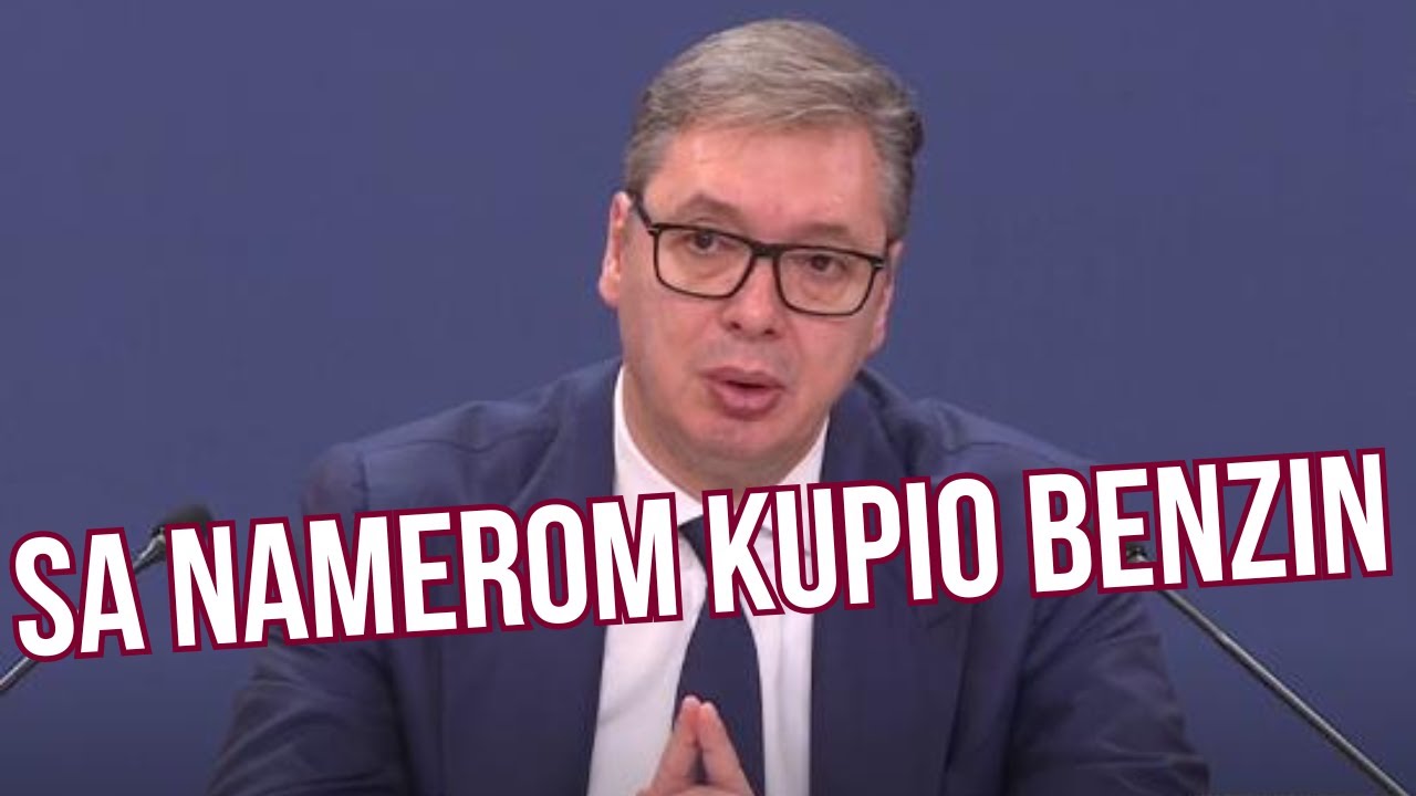 PREDSEDNIK VUČIĆ POKAZAO SNIMKE PUCAČA Napadač: Benzinom sam zapalio &scaron;ator, hteo sam da me ubijete