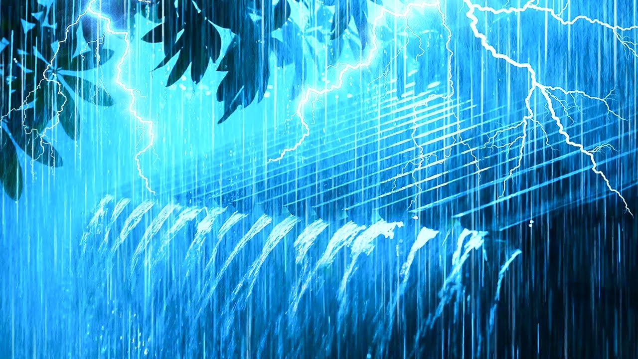 Fall Asleep in a Cozy Cabin with Pounding Rain on a Tin Roof & Rumbling Thunder on a Stormy Night