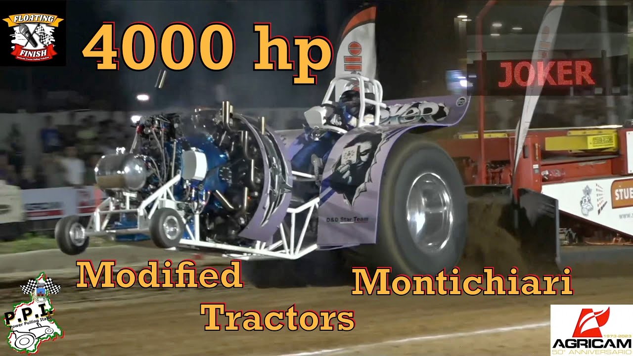 Motore stellare di potenza in Italia - Tractor Pulling Montichiari 2023 modificati