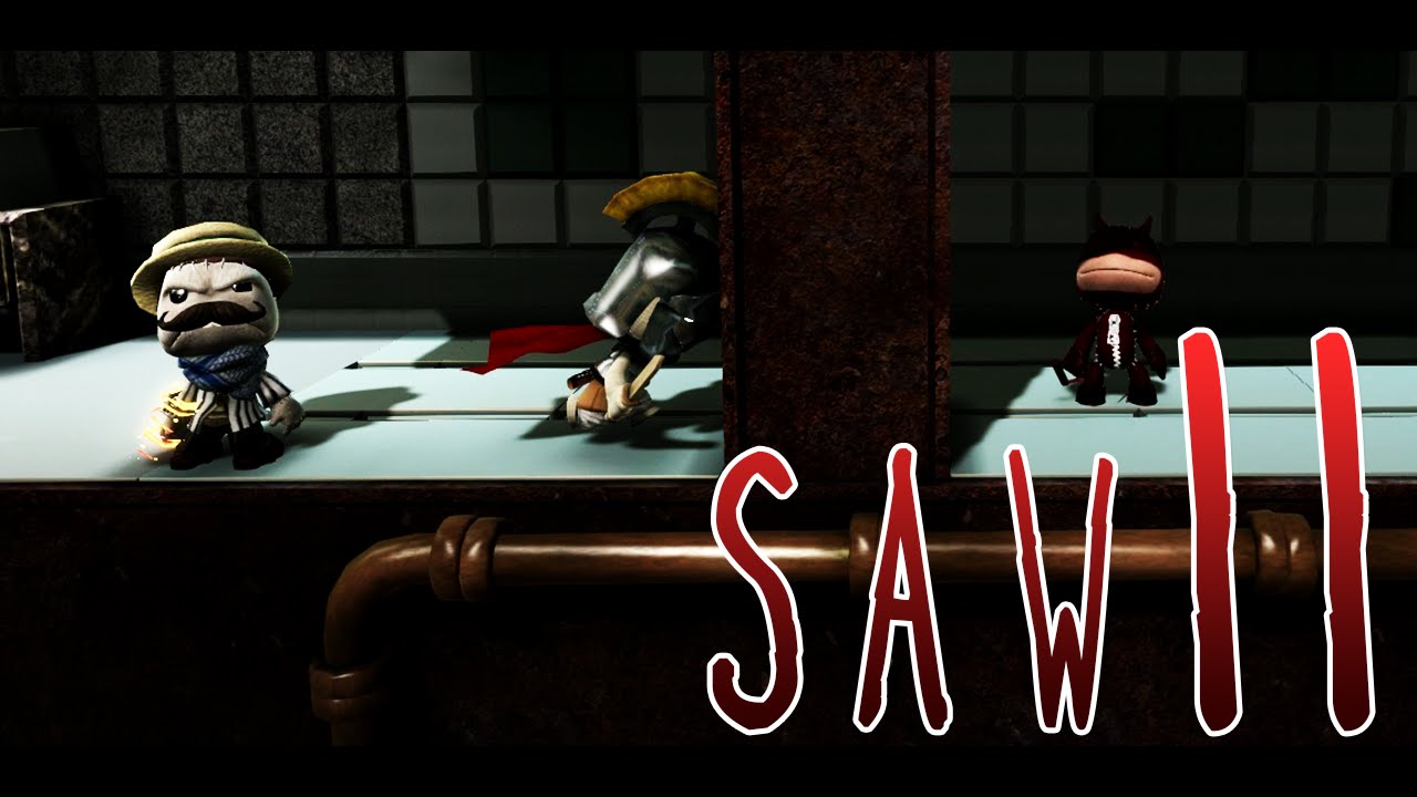 [54] Sack Shenanigans (Little Big Planet 3 PS4 w/ GaLm and the Derp Crew) - SAW 2