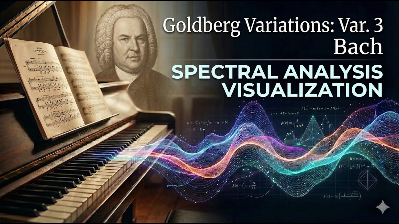 Bach - Goldberg Variations: Var. 3 (Spectral Analysis)