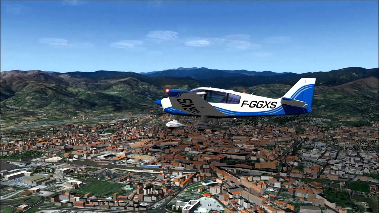 [X-Plane Full HD] Testing X-Plane 10 with a VFR flight from Pisa to Florence in Italy
