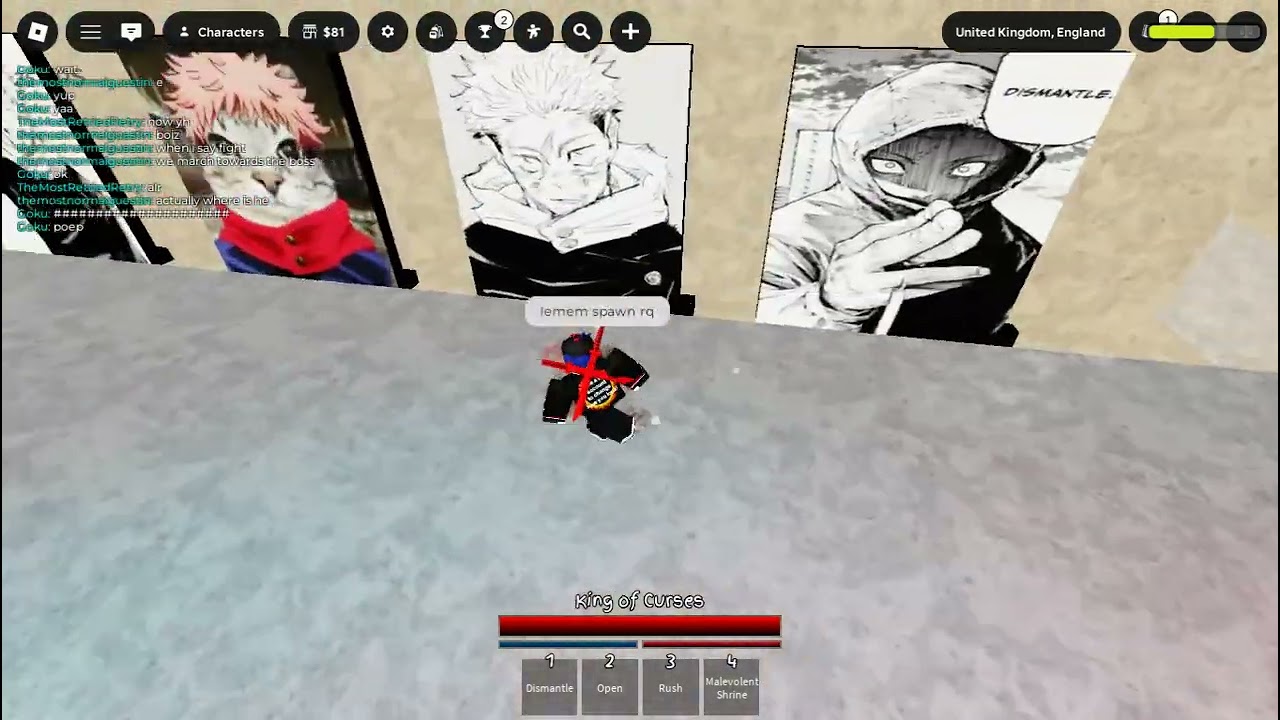 Fighting modulo yuji boss, and reveal of retry and goku that are gonna be in vids!