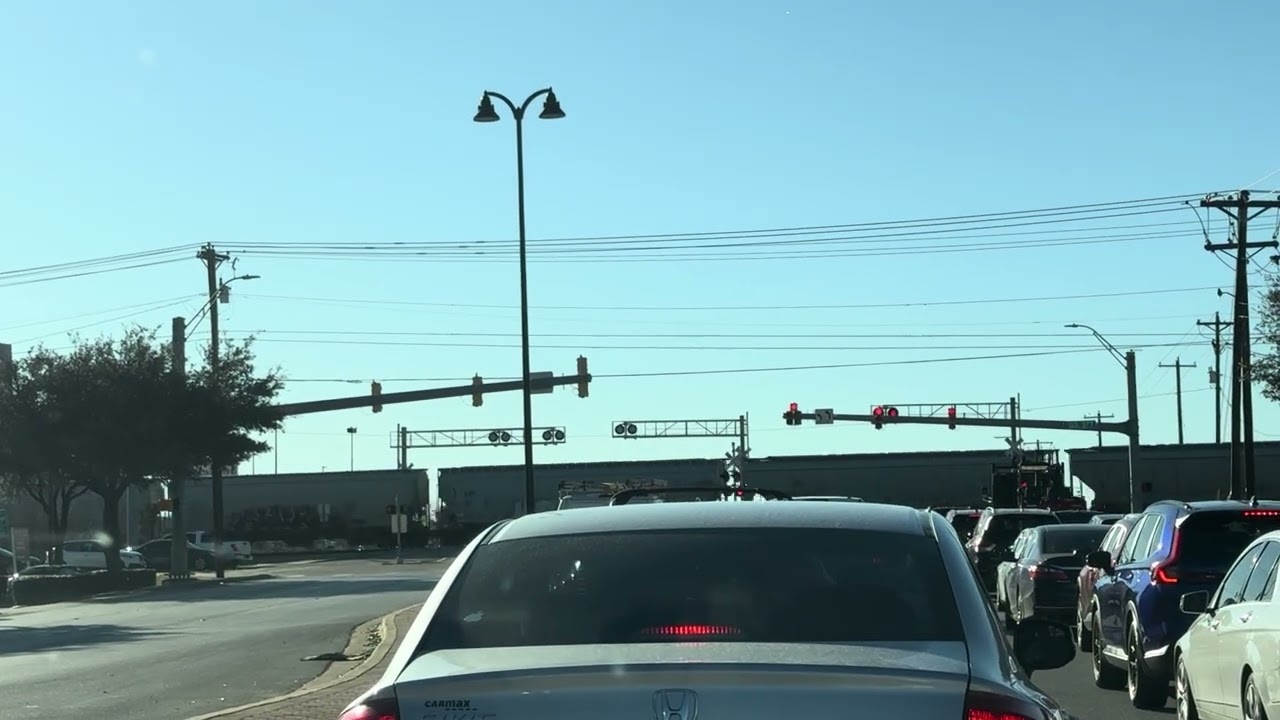 Northbound UP Tanker and Grain Train heading through Keller TX. February 11, 2026