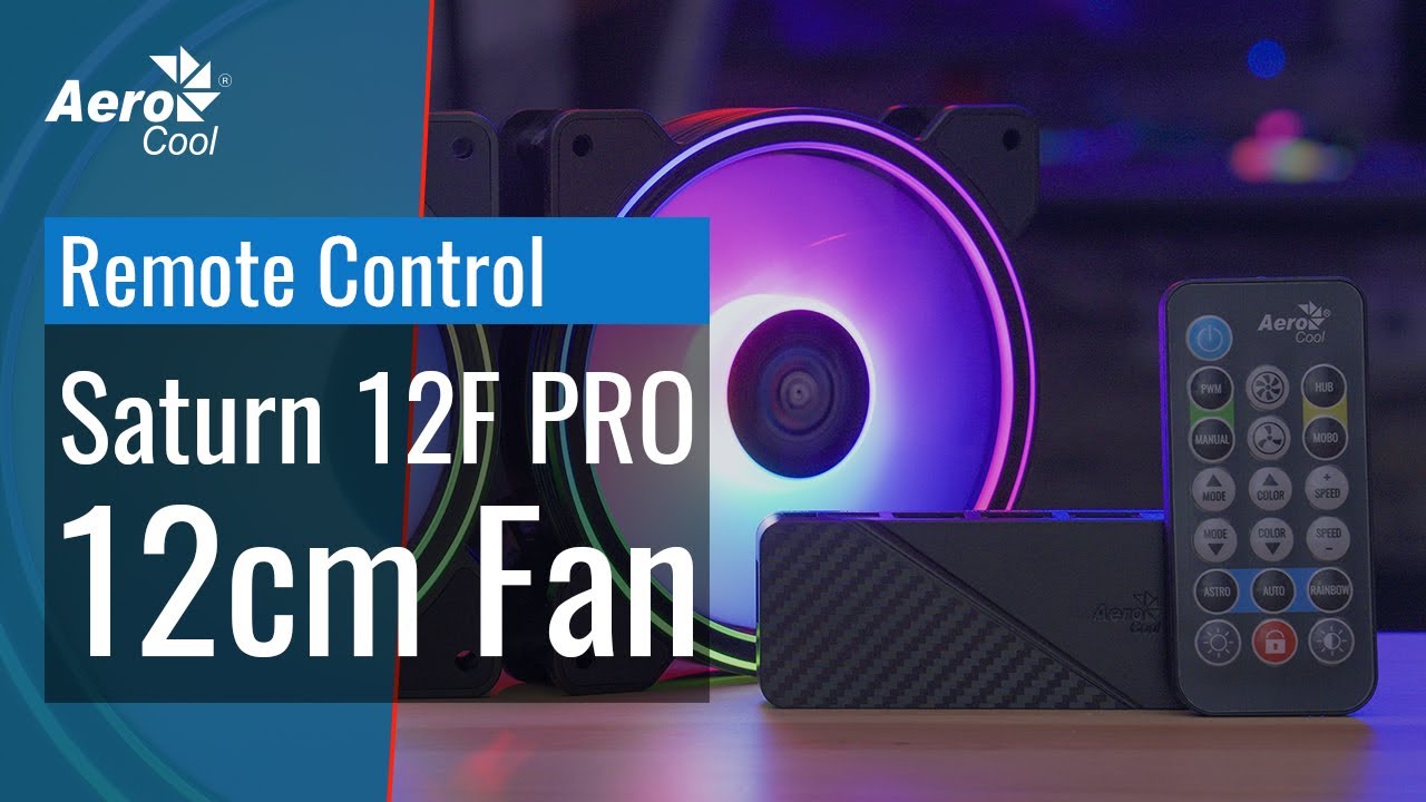 AeroCool Saturn 12F ARGB Pro - Как управлять RGB подстветкой с помощью пульта ДУ