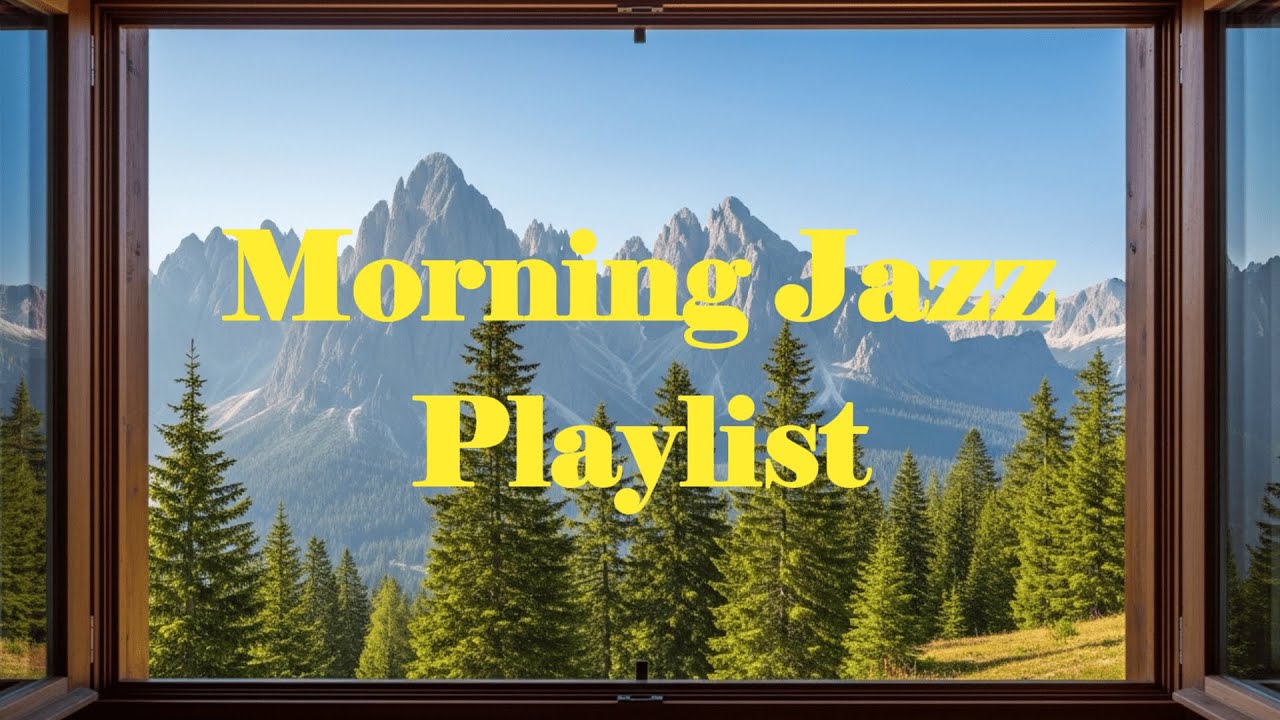 Sun-Kissed Glow Up 🌿 Coffee with a Mountain View | Refreshing Sunrise Jazz (1H)