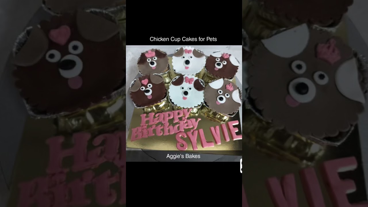 Chicken Cup Cakes for Dogs