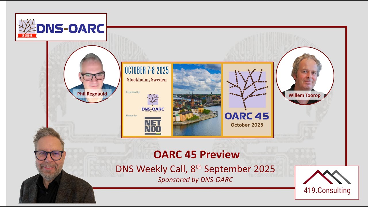 DNS Policy and Technical Call, 8th September 2025