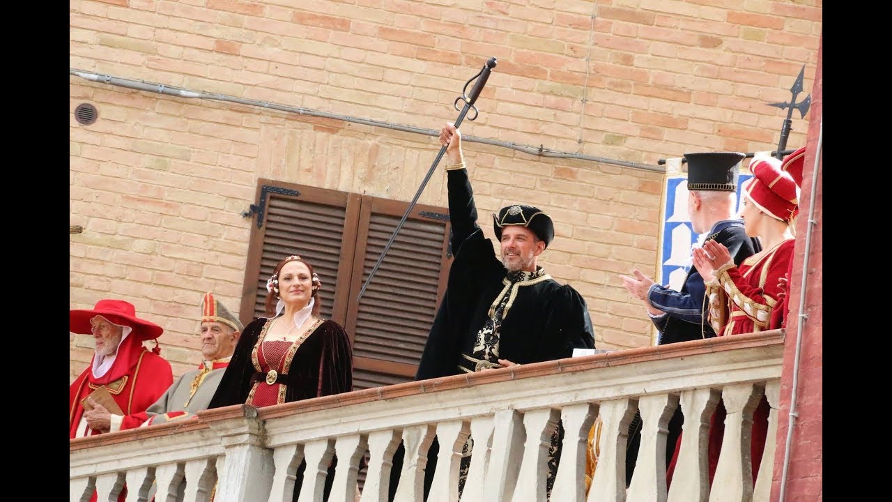 Corsa alla Spada e Palio 2017 - Corteo storico, Staffetta Rosa, Corsa alla Spada