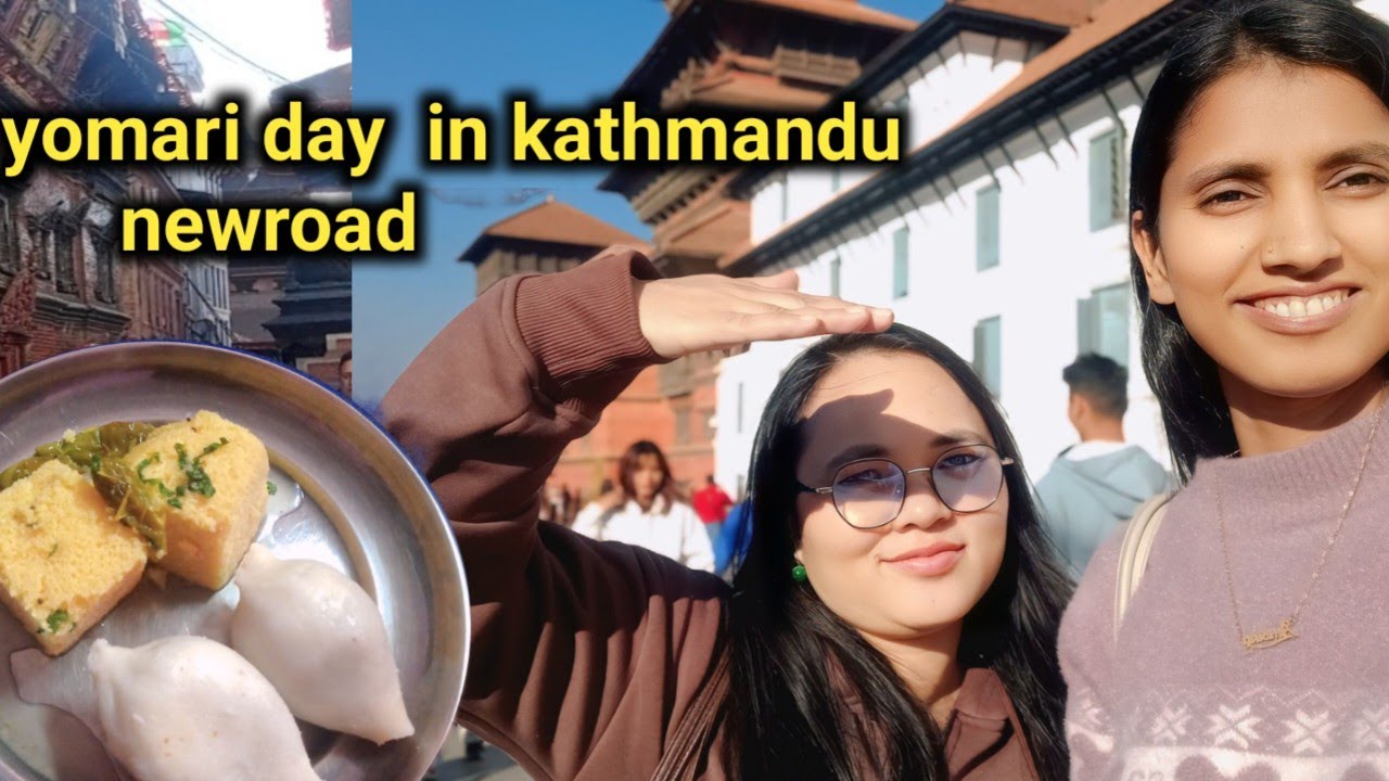 Crowd of yomary day in kathmandu newroad  