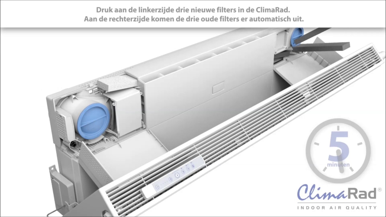 ClimaRad filters vervangen in 5 minuten