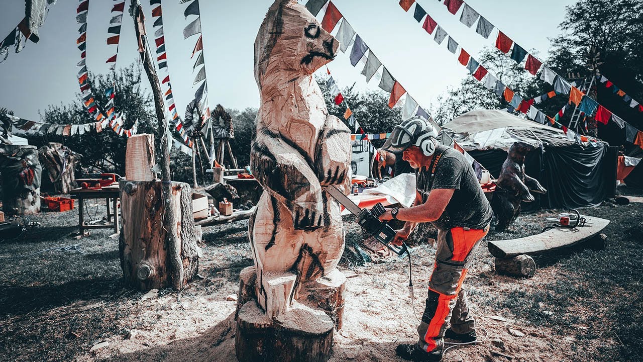 Terzo Simposio degli scultori del legno alla Collina di Lorenzo
