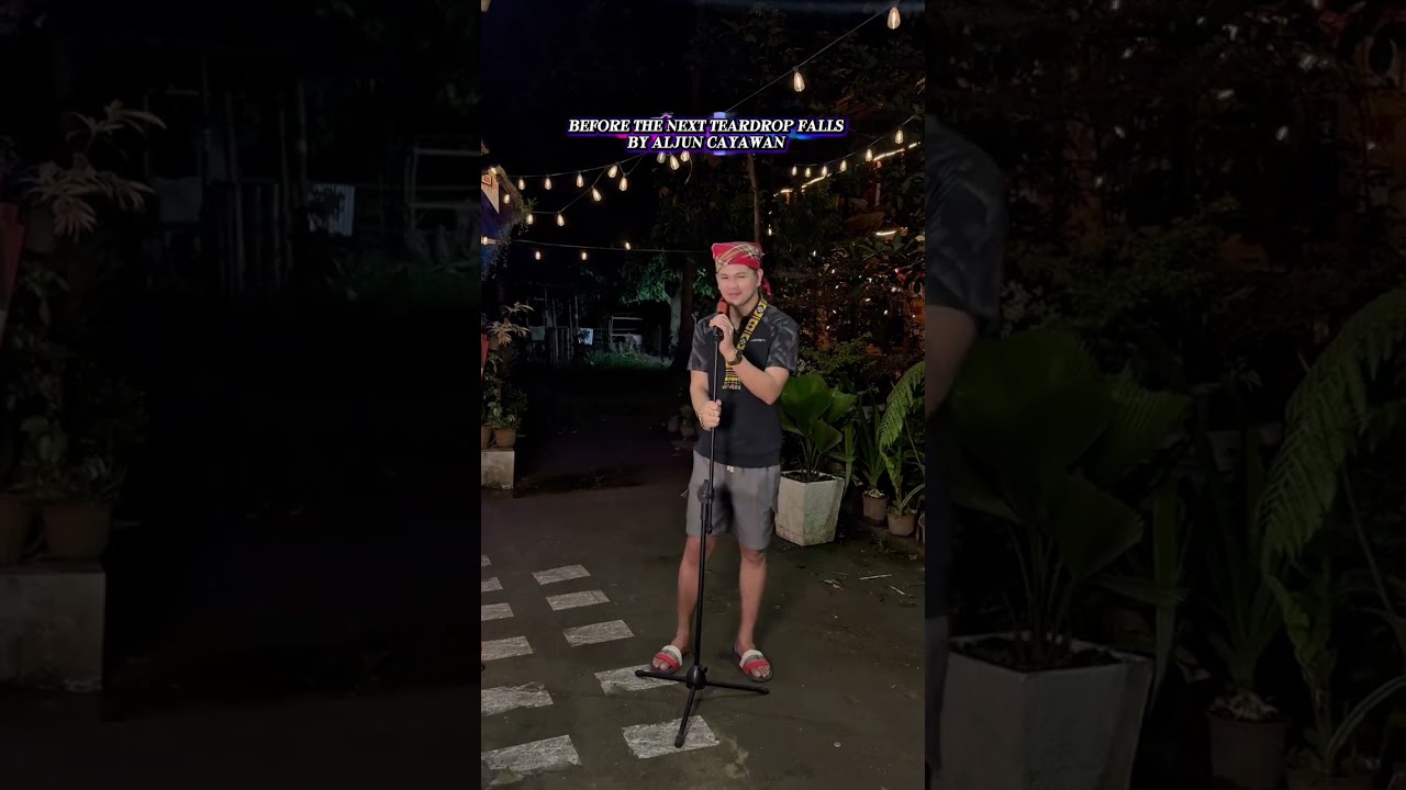 Before the next tear drop falls  cover By Aljun Cayawan 