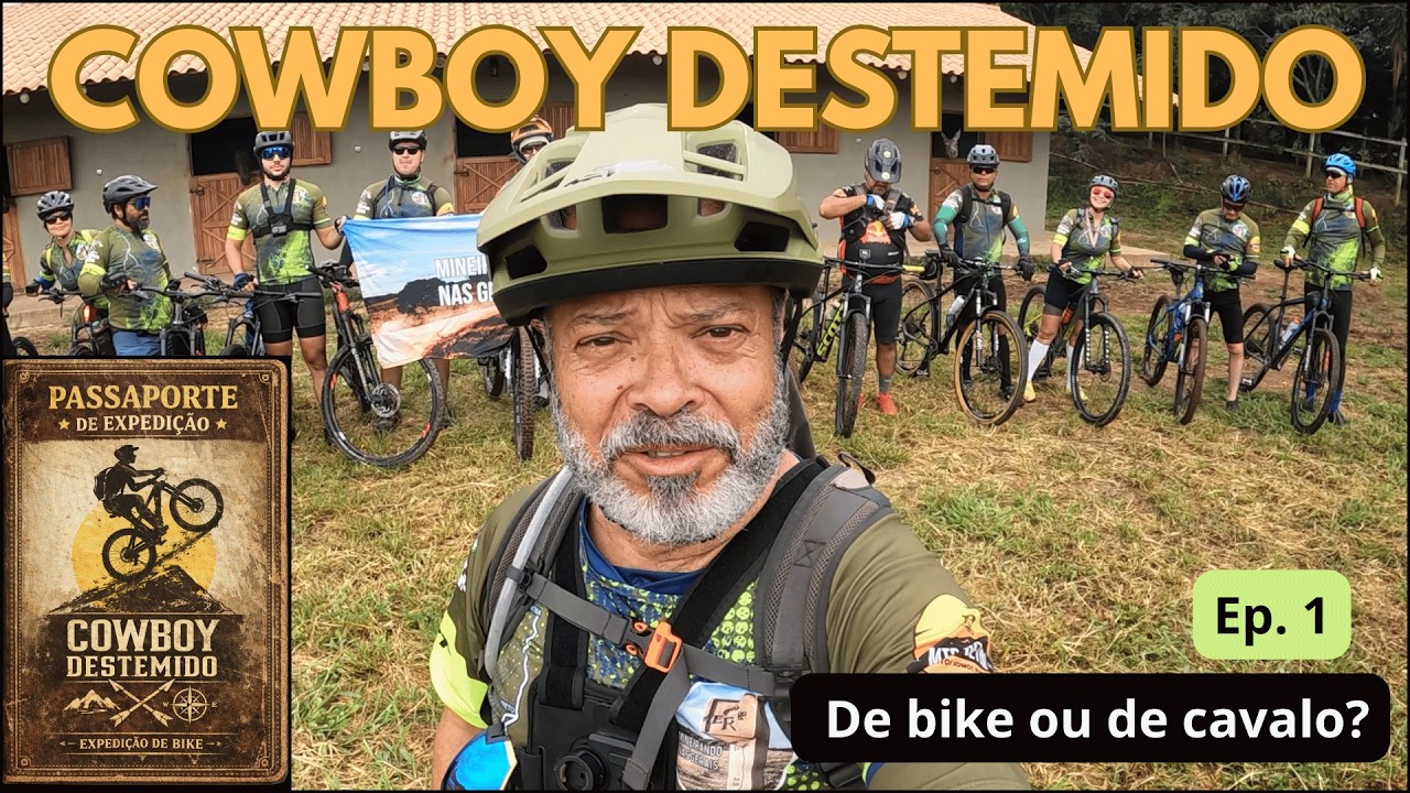 De bike ou de cavalo? Pedal Cowboy Destemido.