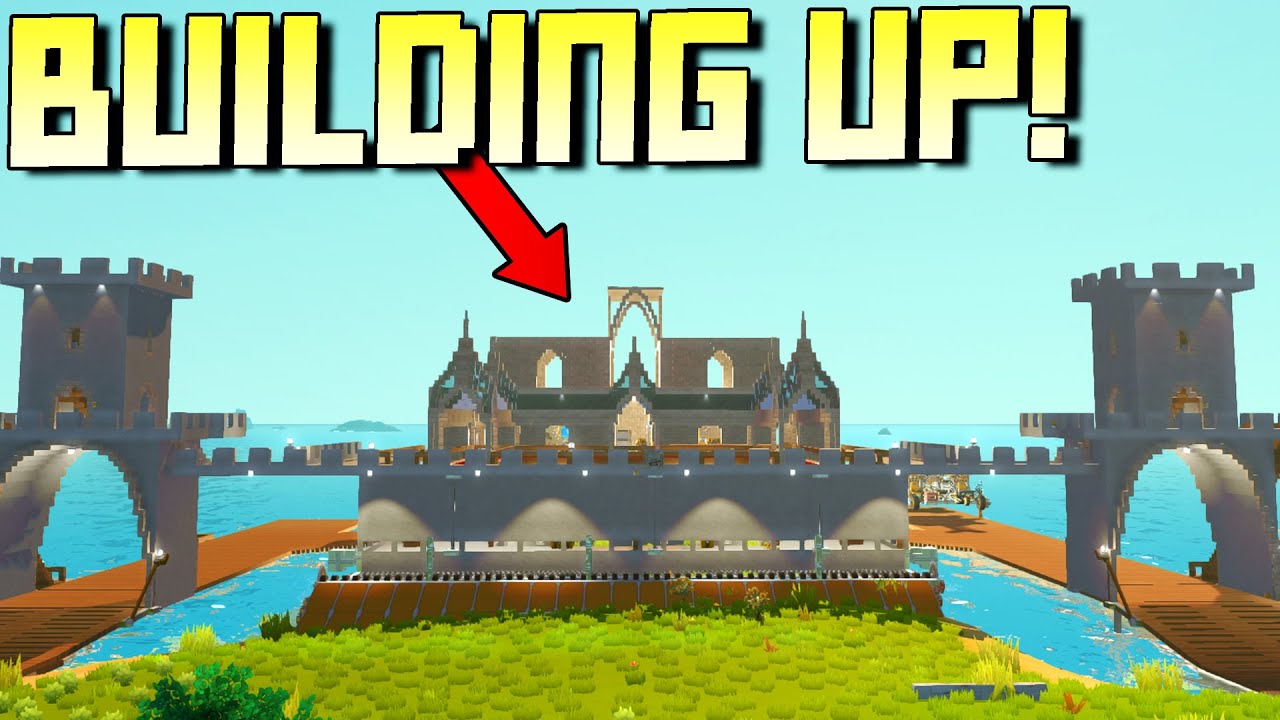 Castle Base Expands Upwards!  - Scrap Mechanic Survival Mode [SMS 59]
