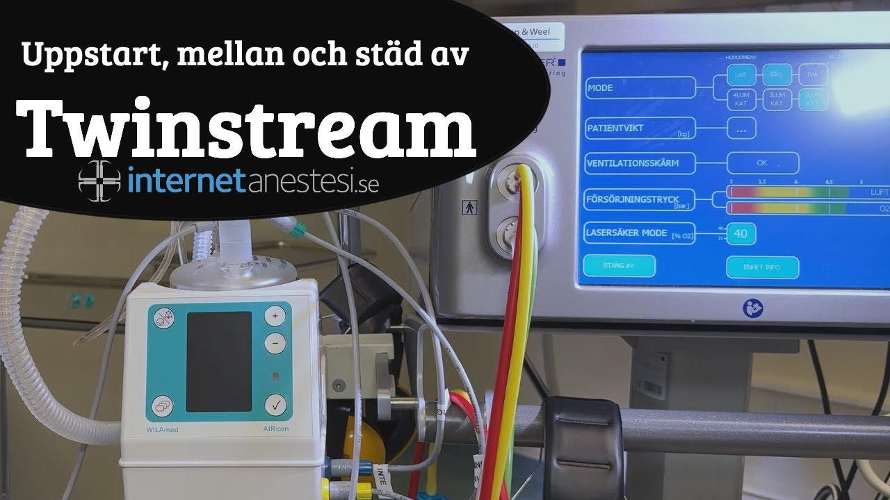 Uppstart, mellan- och slutstäd av twinstream