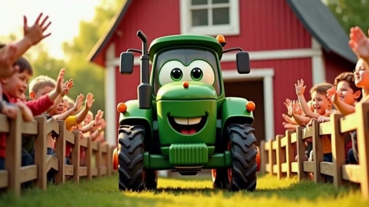 Kinderlied Traktor Song - Der fröhliche Traktor – Lustiges Kinderlied zum Mitsingen | Brum Brum Brum