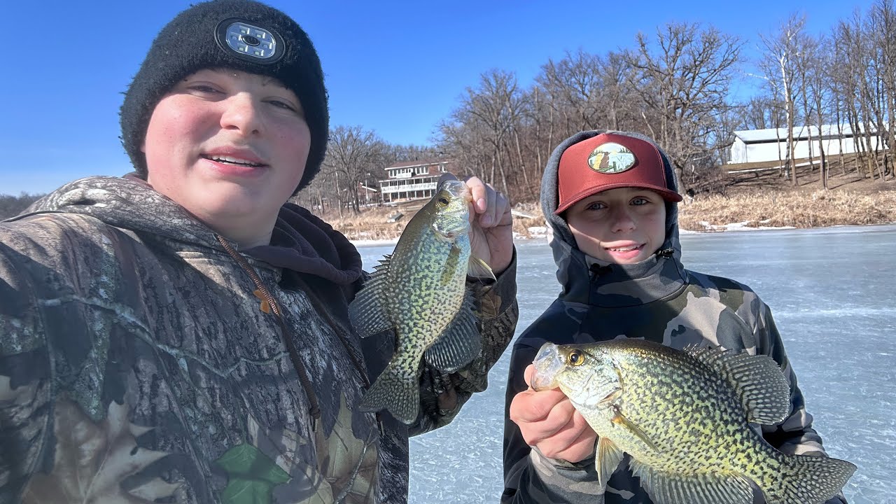 Catching Panfish in 10ft of water! (lots of fish)