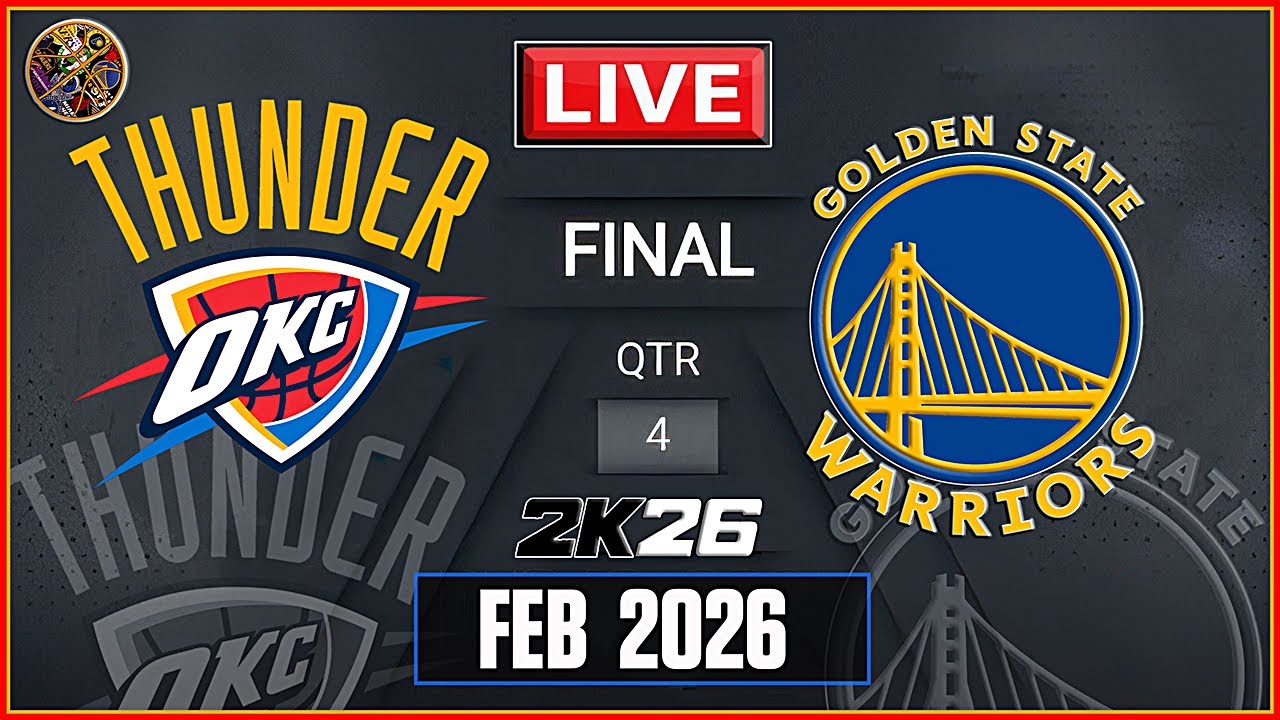 NBA LIVE!  Oklahoma City THUNDER  vs   Golden State WARRIORS  |  NBA Regular Season   |   NBA 2K26