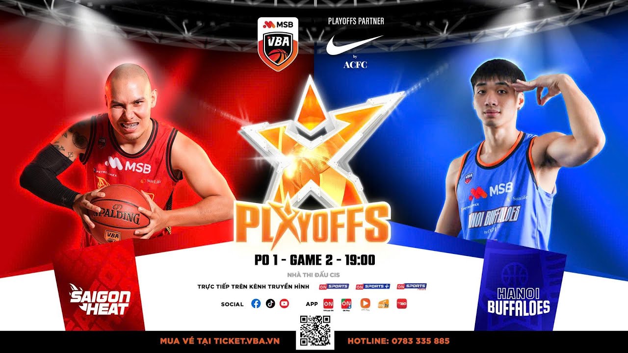 [BÌNH LUẬN VUI VẺ] VBA STAR X - PO 1 - GAME 2: Saigon Heat VS Hanoi Buffaloes