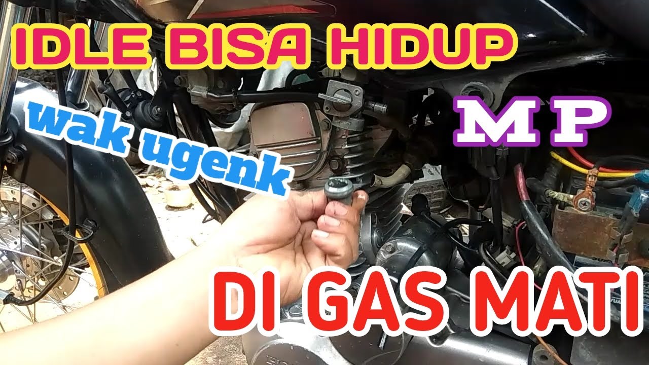 MEGAPRO SAAT STATIONER MESIN BISA NYALA DI GAS MALAH MATI