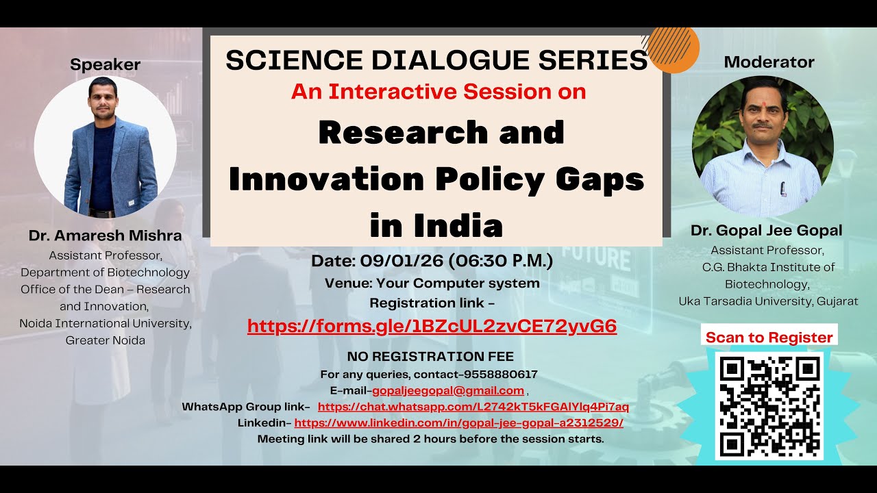 Research and Innovation Policy Gaps in India | Dr. Amaresh Mishra
