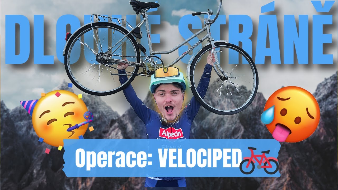 Na NEJSTARŠÍM kole jsem vyjel NEJTĚŽŠÍ kopec!! ⛰️🚵🏻 | Operace: VELOCIPED